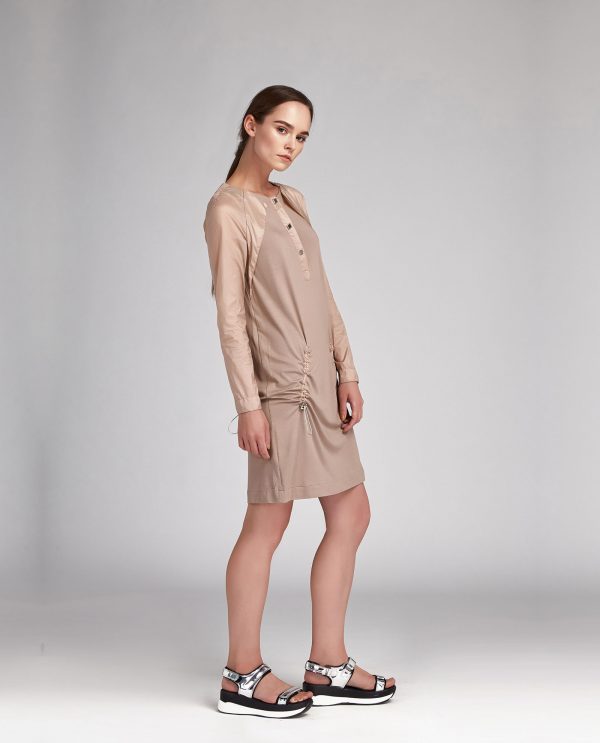 Stretch Silk Mini Dress